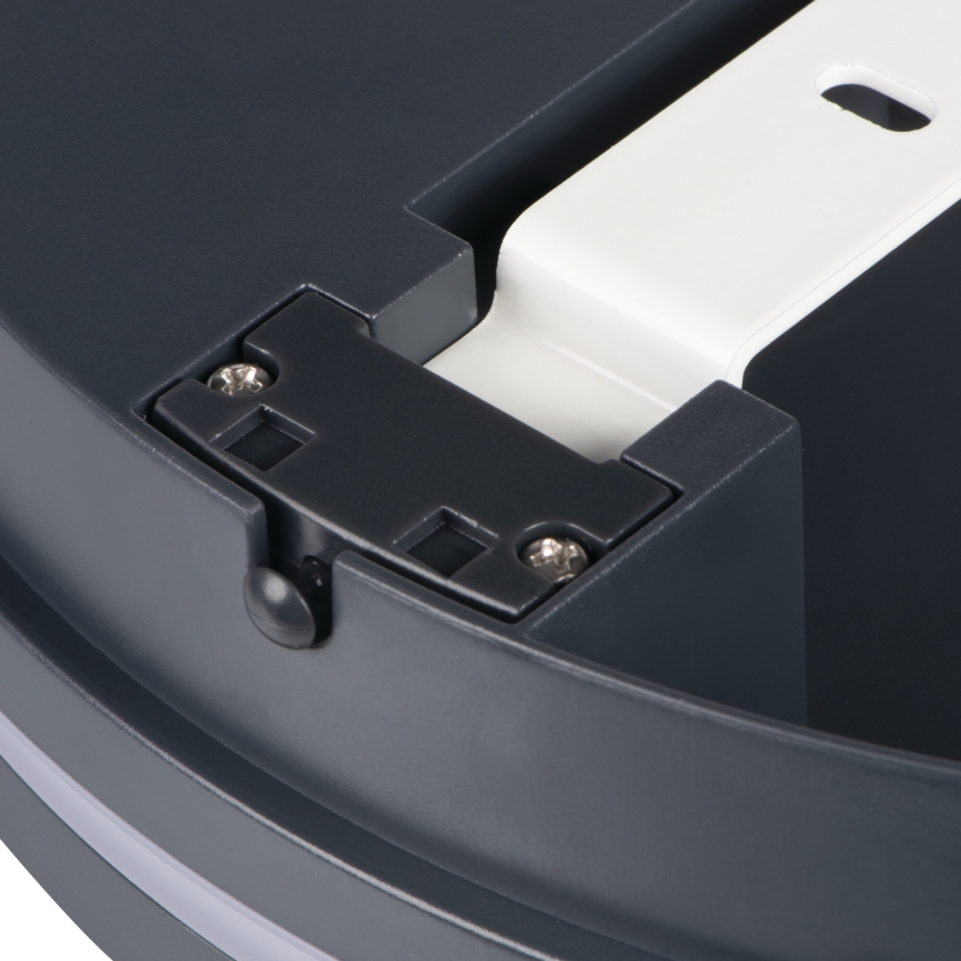 Φωτιστικό οροφής εξωτερικού χώρου LED με αισθητήρα κίνησης BENO LED/12/18W/230V 3000/3500/4000K IP65 ανθρακί στρογγυλό