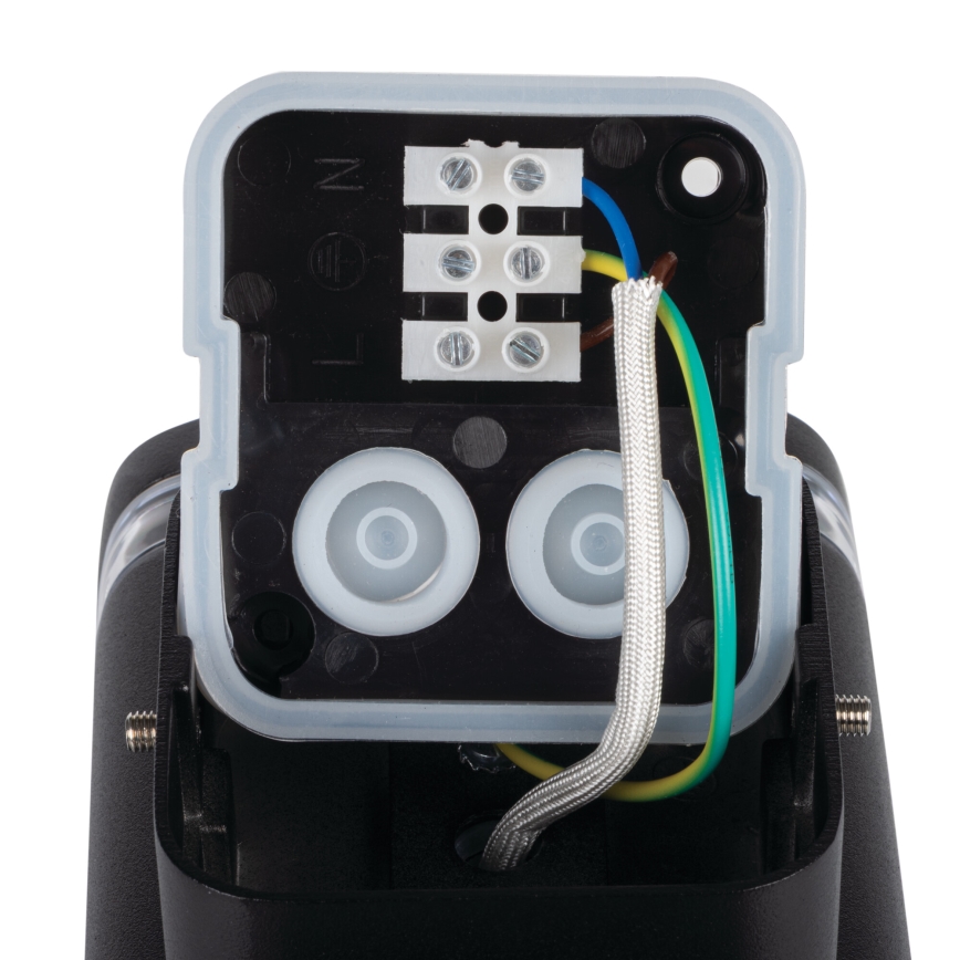 Επιτοίχιο φωτιστικό εξωτερικού χώρου ZEVI 1xGU10/10W/230V IP54 ανθρακί