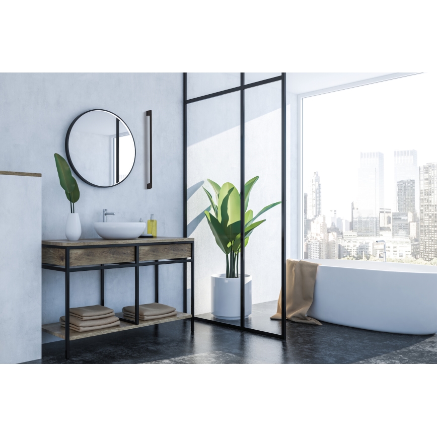 Επιτοίχιο φωτιστικό εξωτερικού χώρου LED YALTE LED/8W/230V 4000K IP54 μαύρο