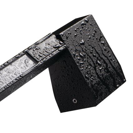 Επιτοίχιο φωτιστικό εξωτερικού χώρου LED YALTE LED/11W/230V 3000K IP54 μαύρο