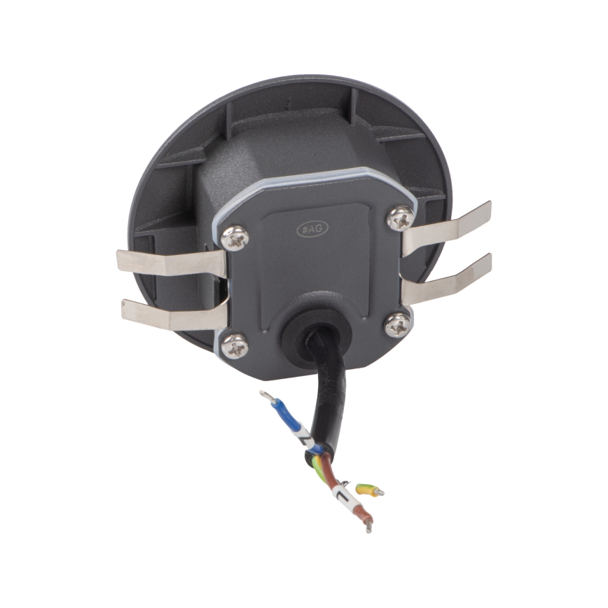 LED φωτιστικό σκάλας EXIN LED/2,5W/230V 4000K IP65 ανθρακί στρογγυλό