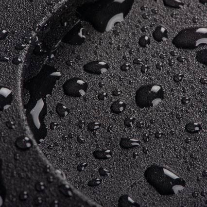 LED φωτιστικό σκάλας με αισθητήρα κίνησης και λυκόφωτος EXIN LED/2,5W/230V 4000K IP65 μαύρο τετράγωνο