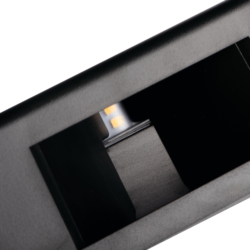 Εξωτερικό επιτοίχιο φωτιστικό LED REFAZI LED/6W/230V IP54 μαύρο