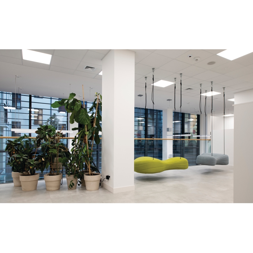 Εντοιχιζόμενο LED πάνελ για ψευδοροφή BLINGO UAIO LED/38W/230V 3000/4000/6500K 60x60 cm CRI 90 UGR19