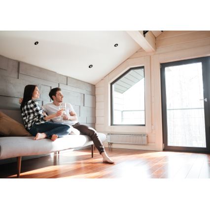 LED Εντοιχισμένο φωτιστικό FIZU LED/4W/230V 3000/4000/6500K μαύρο