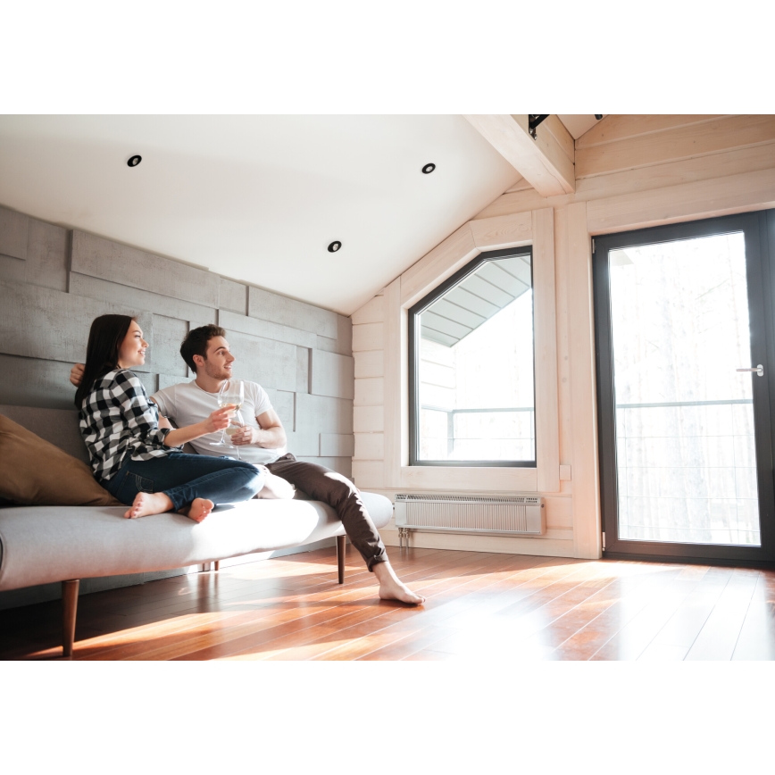 LED Εντοιχισμένο φωτιστικό FIZU LED/4W/230V 3000/4000/6500K μαύρο