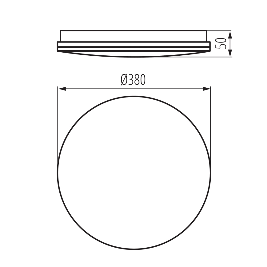 LED φωτιστικό οροφής για μπάνιο ENELO LED/24W/230V Ø 38 cm IP44