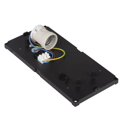 Εξωτερικό επιτοίχιο φωτιστικό LERTO 1xE27/15W/230V IP54 μαύρο