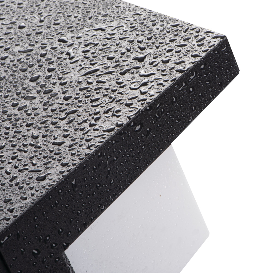 LED εξωτερικό επιτοίχιο φωτιστικό LERTO LED/12W/230V IP54 μαύρο