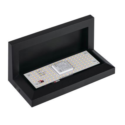 LED εξωτερικό επιτοίχιο φωτιστικό LERTO LED/12W/230V IP54 μαύρο