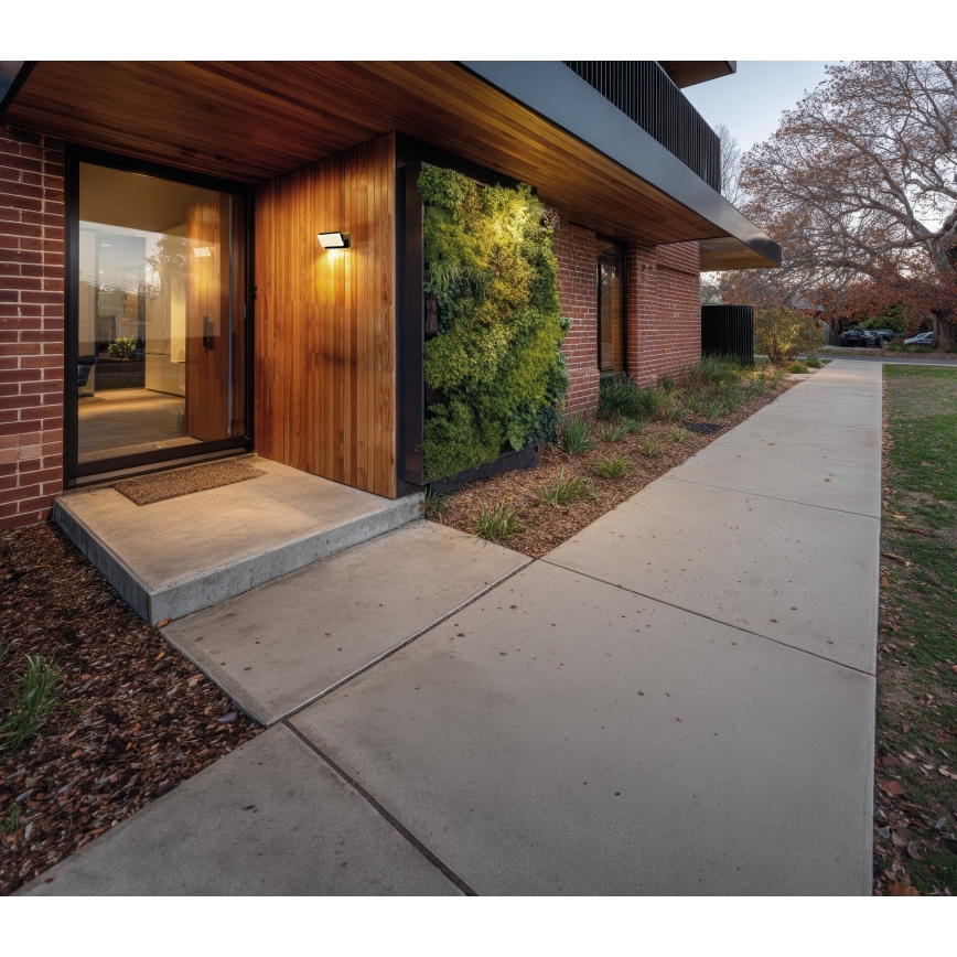 LED εξωτερικό επιτοίχιο φωτιστικό XERTO LED/20W/230V 3000/4000/6500K IP65 μαύρο