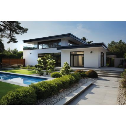 LED εξωτερικό επιτοίχιο φωτιστικό XERTO LED/20W/230V 3000/4000/6500K IP65 μαύρο