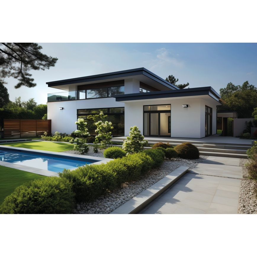 LED εξωτερικό επιτοίχιο φωτιστικό XERTO LED/20W/230V 3000/4000/6500K IP65 μαύρο