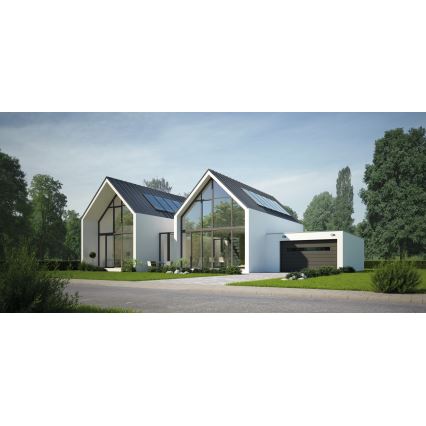 LED εξωτερικό επιτοίχιο φωτιστικό XERTO LED/20W/230V 3000/4000/6500K IP65 μαύρο