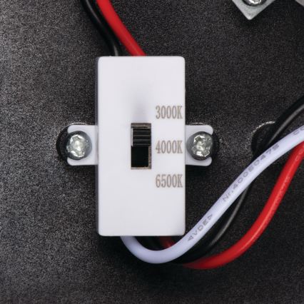 LED Επιτοίχιο φωτιστικό εξωτερικού χώρου με αισθητήρα κίνησης και λυκόφωτος XERTO LED/20W/230V 3000/4000/6500K IP44 μαύρο