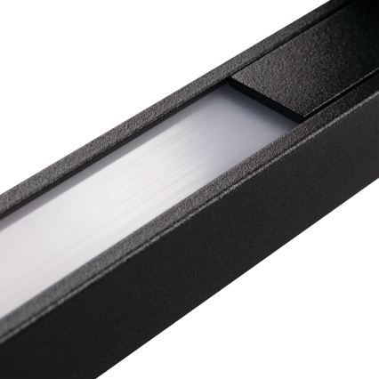 LED επιτοίχιο φωτιστικό εξωτερικού χώρου YALTE LED/8,5W/230V 3000/4000/6500K 93 cm IP54 μαύρο