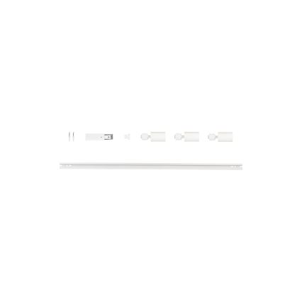 Σποτ φωτιστικό για σύστημα ράγας ALTEAR 3xGU10/10W/230V 1 m λευκό