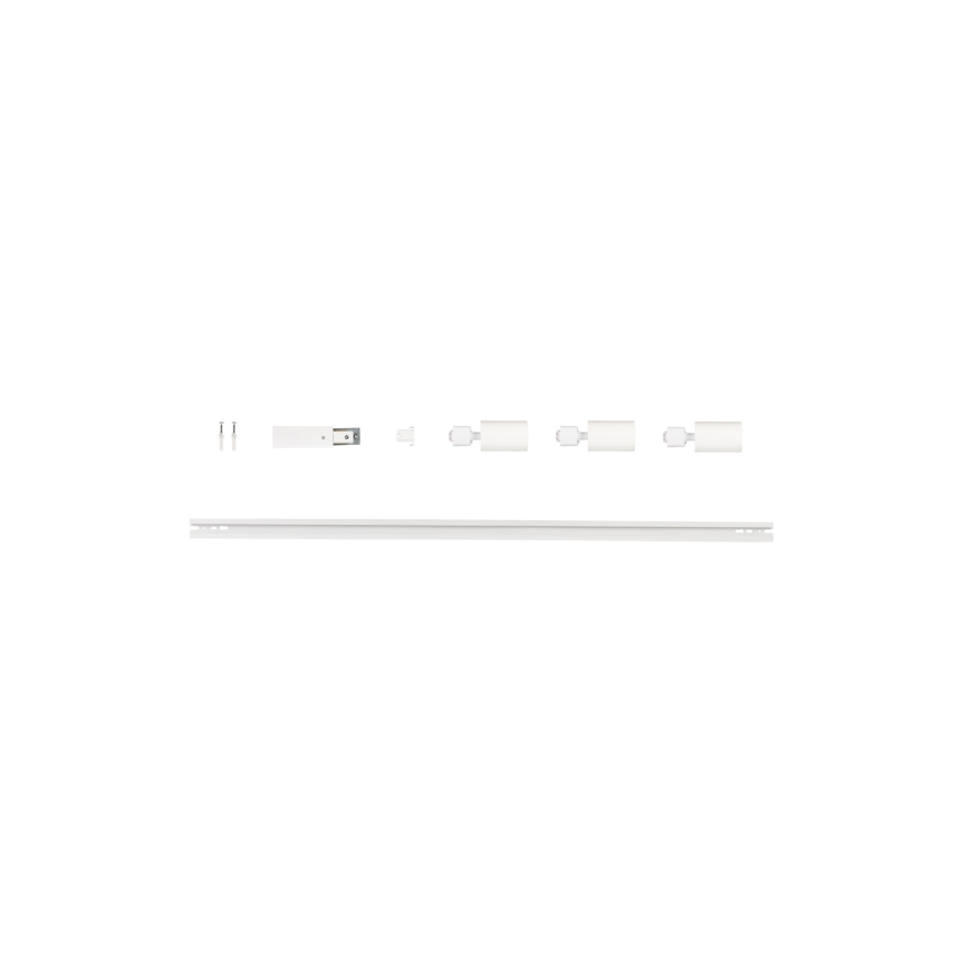 Σποτ φωτιστικό για σύστημα ράγας ALTEAR 3xGU10/10W/230V 1 m λευκό