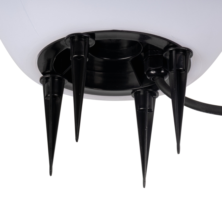 Εξωτερικό φωτιστικό STONO 1xE27/15W/230V, διάμετρος 20 cm, IP65, λευκό