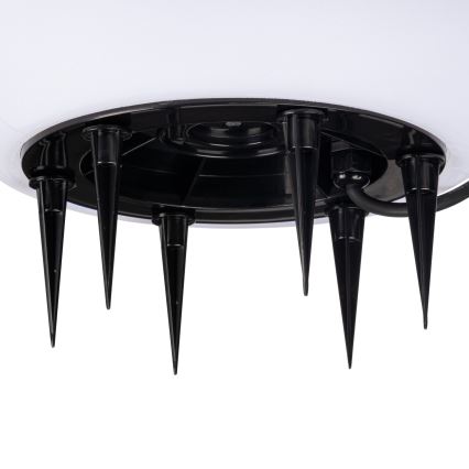 Εξωτερικό φωτιστικό STONO 1xE27/20W/230V Ø 50 εκ. IP65 λευκό