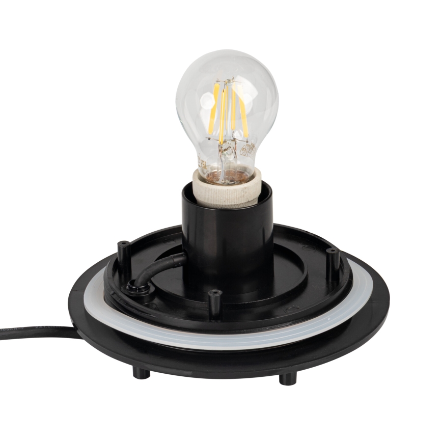 Εξωτερικό φωτιστικό STONO 1xE27/20W/230V Ø 50 εκ. IP65 λευκό