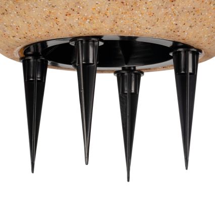 Εξωτερικό φωτιστικό STONO 1xE27/20W/230V, διάμ. 30 εκ., IP65, μπεζ