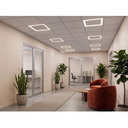 LED πλαίσιο για ψευδοροφή AVAR LED/32W/230V 3000/4000/6000K 60x60 cm UGR19