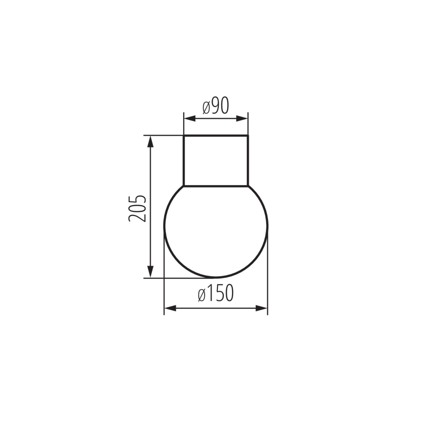 Εξωτερικό φωτιστικό σποτ STONO 1xE27/15W/230V IP65 ανθρακί
