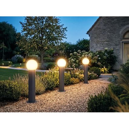 Φωτιστικό εξωτερικού χώρου STONO 1xE27/15W/230V 50 cm IP65 ανθρακί