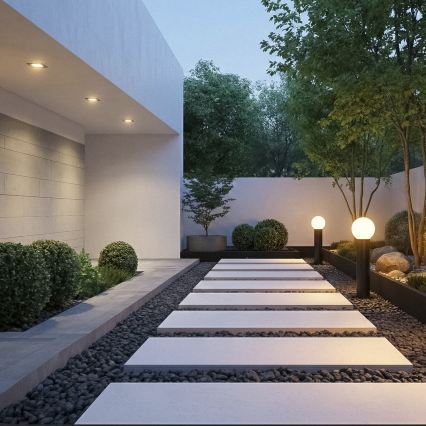 Φωτιστικό εξωτερικού χώρου STONO 1xE27/15W/230V 80 cm IP65 ανθρακί