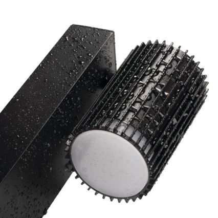 Εξωτερικό φωτιστικό RADILO 1xGU10/11W/230V 80 cm IP44 μαύρο