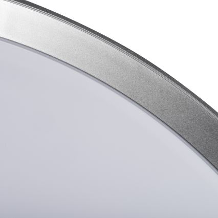 Ρυθμιζόμενο LED φωτιστικό οροφής LIXAN LED/47W/230V 3000-6500K διάμ. 38,6 εκ. λευκό/ασημί + τηλεχειριστήριο