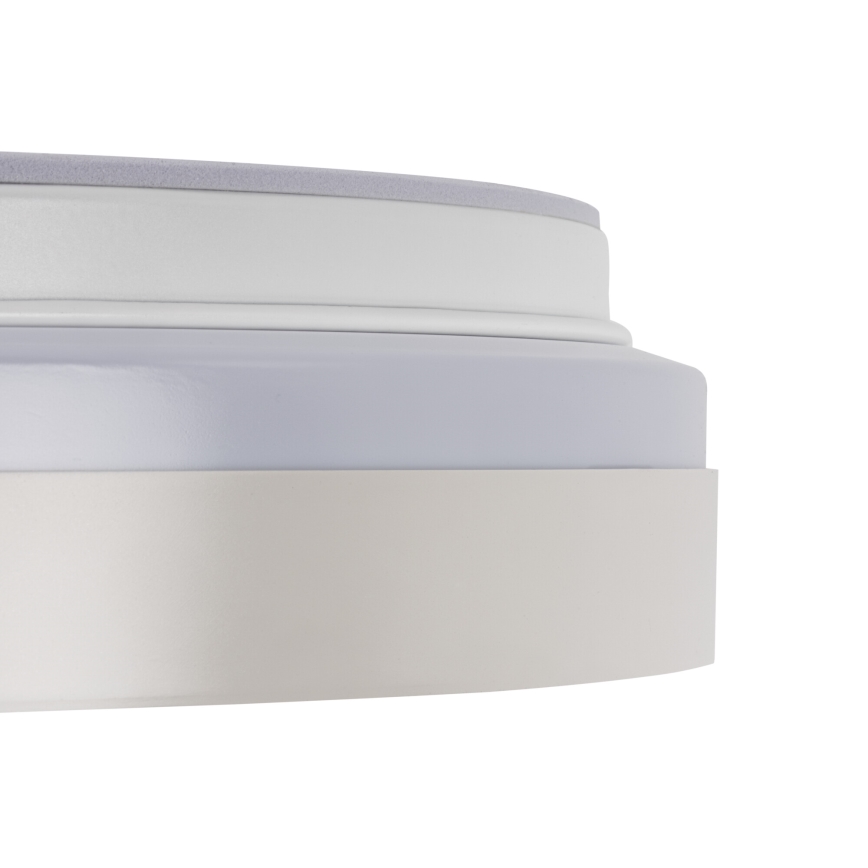 Ρυθμιζόμενο LED φωτιστικό οροφής LIXAN LED/47W/230V 3000-6500K διάμ. 38,6 εκ. λευκό/ασημί + τηλεχειριστήριο