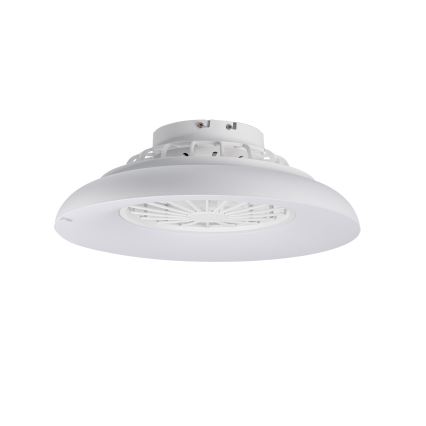 LED RGBW Ρυθμιζόμενο φωτιστικό οροφής με ανεμιστήρα PLAVE PAN LED/24W/230V 3000-6500K διάμ. 48,5 εκ. λευκό + τηλεχειριστήριο