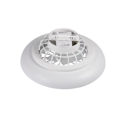 LED RGBW Ρυθμιζόμενο φωτιστικό οροφής με ανεμιστήρα PLAVE PAN LED/24W/230V 3000-6500K διάμ. 48,5 εκ. λευκό + τηλεχειριστήριο