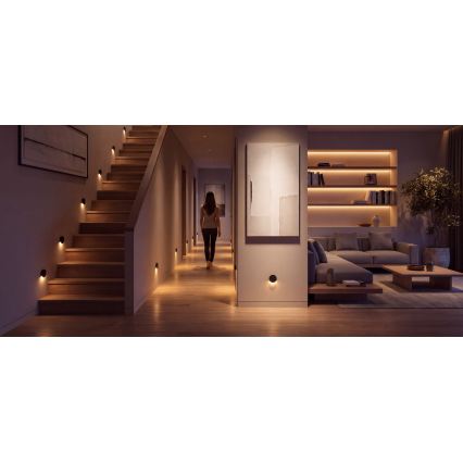 Φωτιστικό σκάλας MAGNIK LED/1,7W/230V 2700/3300/3900/4600/5700K μαύρο στρογγυλό