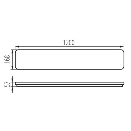 Φωτιστικό οροφής LED LINCEA LED/30/38/45W/230V 3000/4000/6500K IK08 IP40