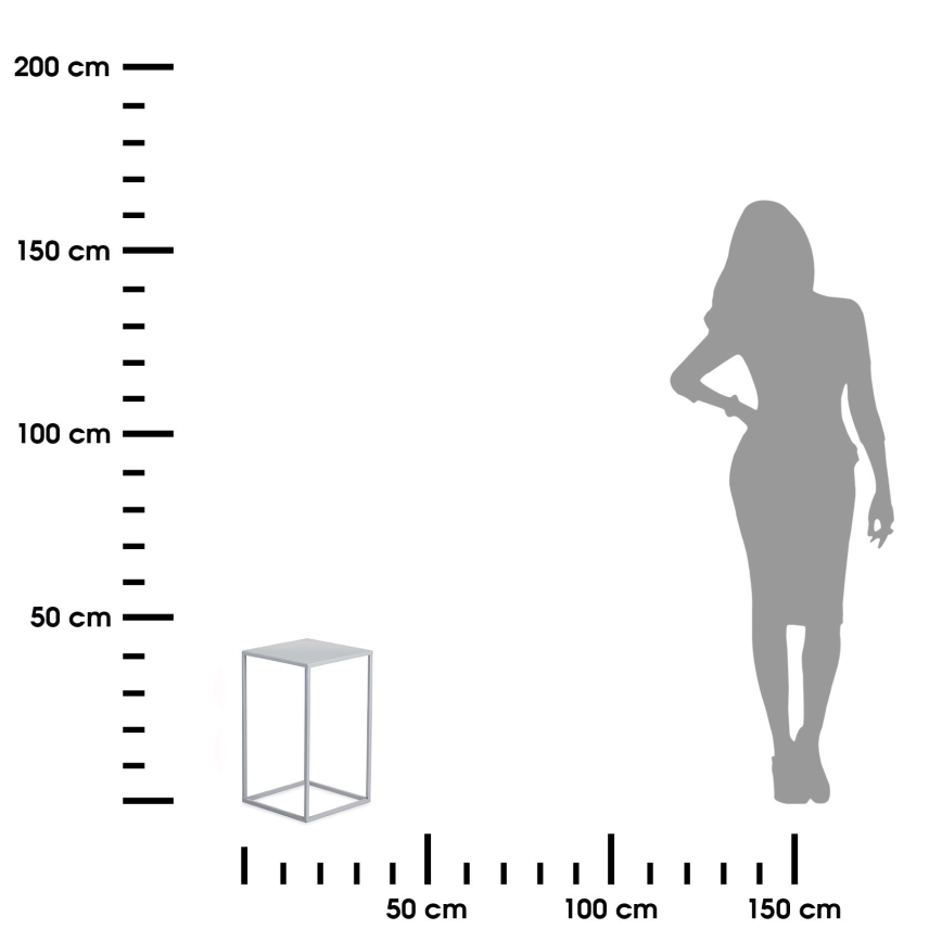 Κασπώ 40x24 cm γκρι
