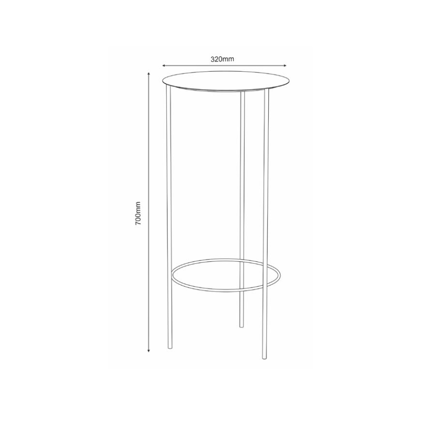 Κασπώ 70x32 cm λευκό