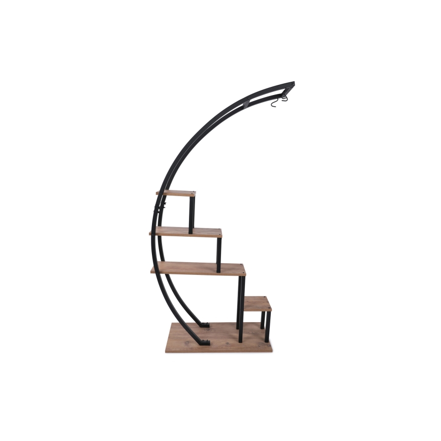 Κασπώ GARDEN 180x85 cm καφέ/μαύρο