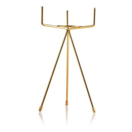 Κασπώ με βάση EMMA 32,5x13 cm λευκό/χρυσό