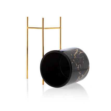 Κασπώ με βάση NILA 28x11 cm μαύρο/χρυσό