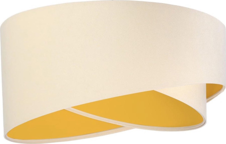 Καπέλο φωτιστικού universal GALAXY E27 διάμ. 45 εκ. κρεμ/χρυσό