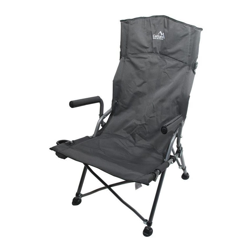 Καρέκλα camping πτυσσόμενη  γκρι