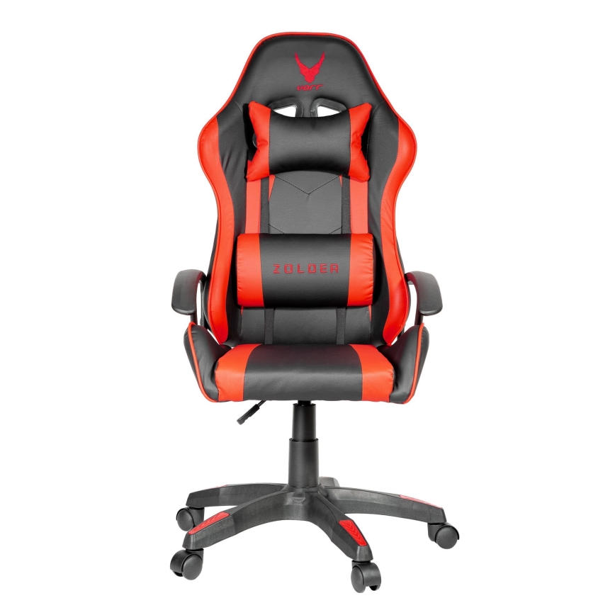 Καρέκλα gaming VARR Zolder μαύρο/κόκκινο