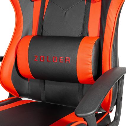 Καρέκλα gaming VARR Zolder μαύρο/κόκκινο