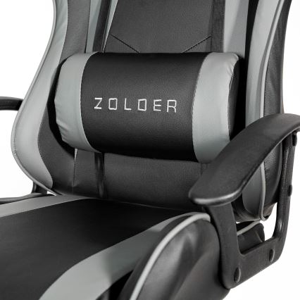 Καρέκλα gaming VARR Zolder μαύρο/γκρι