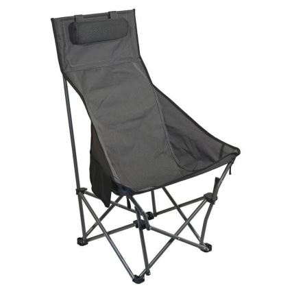 Καρέκλα κάμπινγκ πτυσσόμενη γκρι