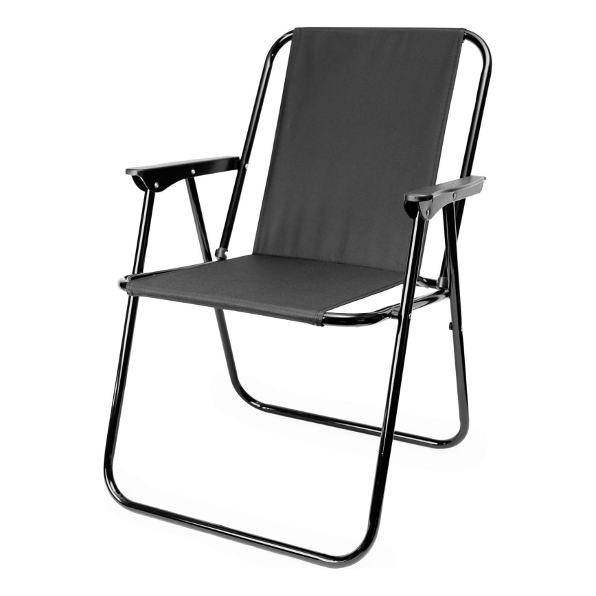 Καρέκλα κάμπινγκ πτυσσόμενη μαύρο