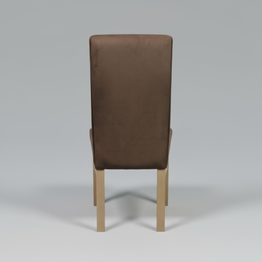 Καρέκλα τραπεζαρίας ALISON καφέ/οξιά